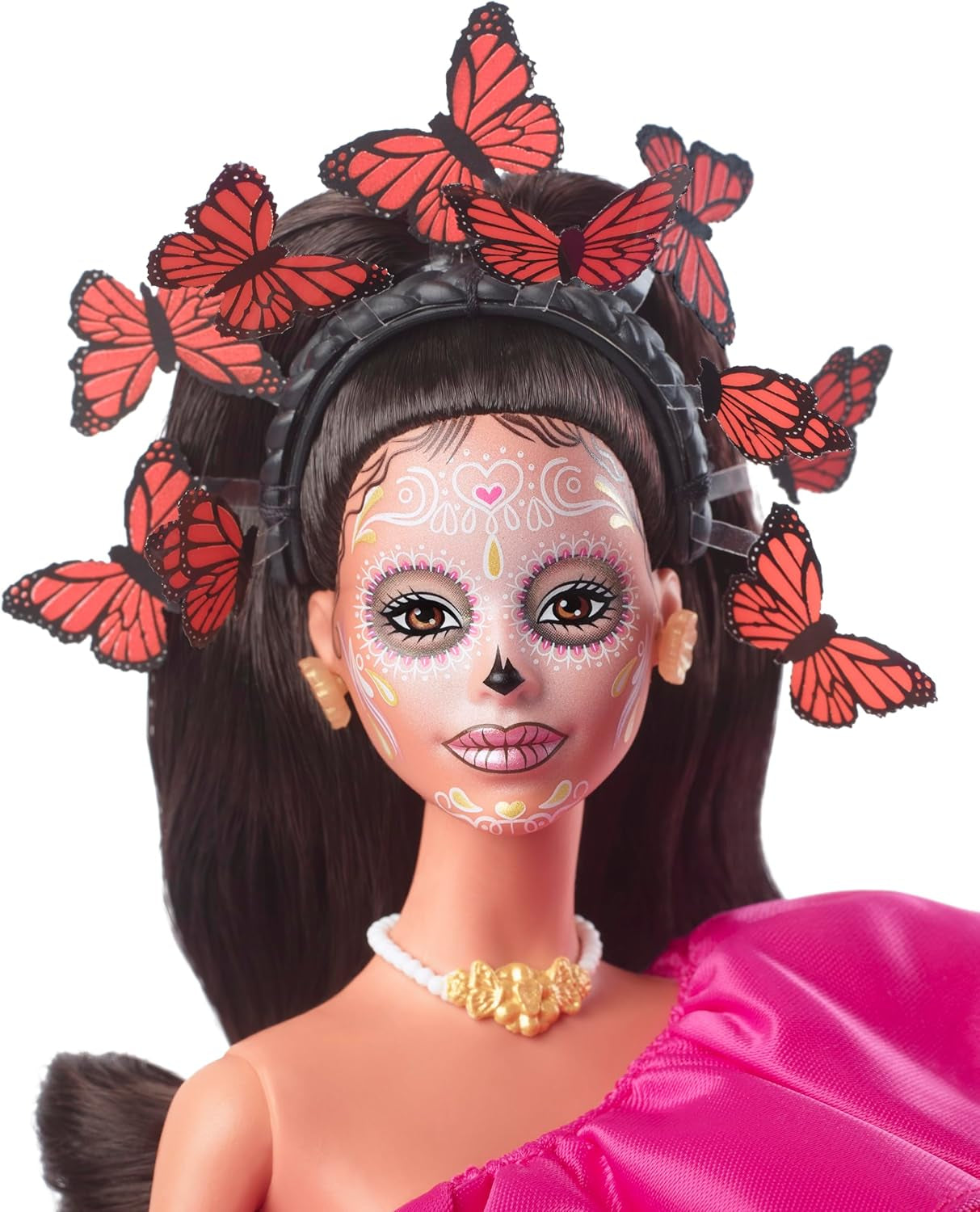 Day of the Dead Barbie Doll - begränsad upplaga med traditionell klädsel och smycken, inkluderar stativ och samlarcertifikat, för samlare och fans från 6 år och uppåt, HJX14