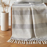 Loft Reva överkast, 100% återvunnen bomull, 130 X 180 cm, Paprikasängar och filtar Appletree Navy 130Cm X 180Cm
