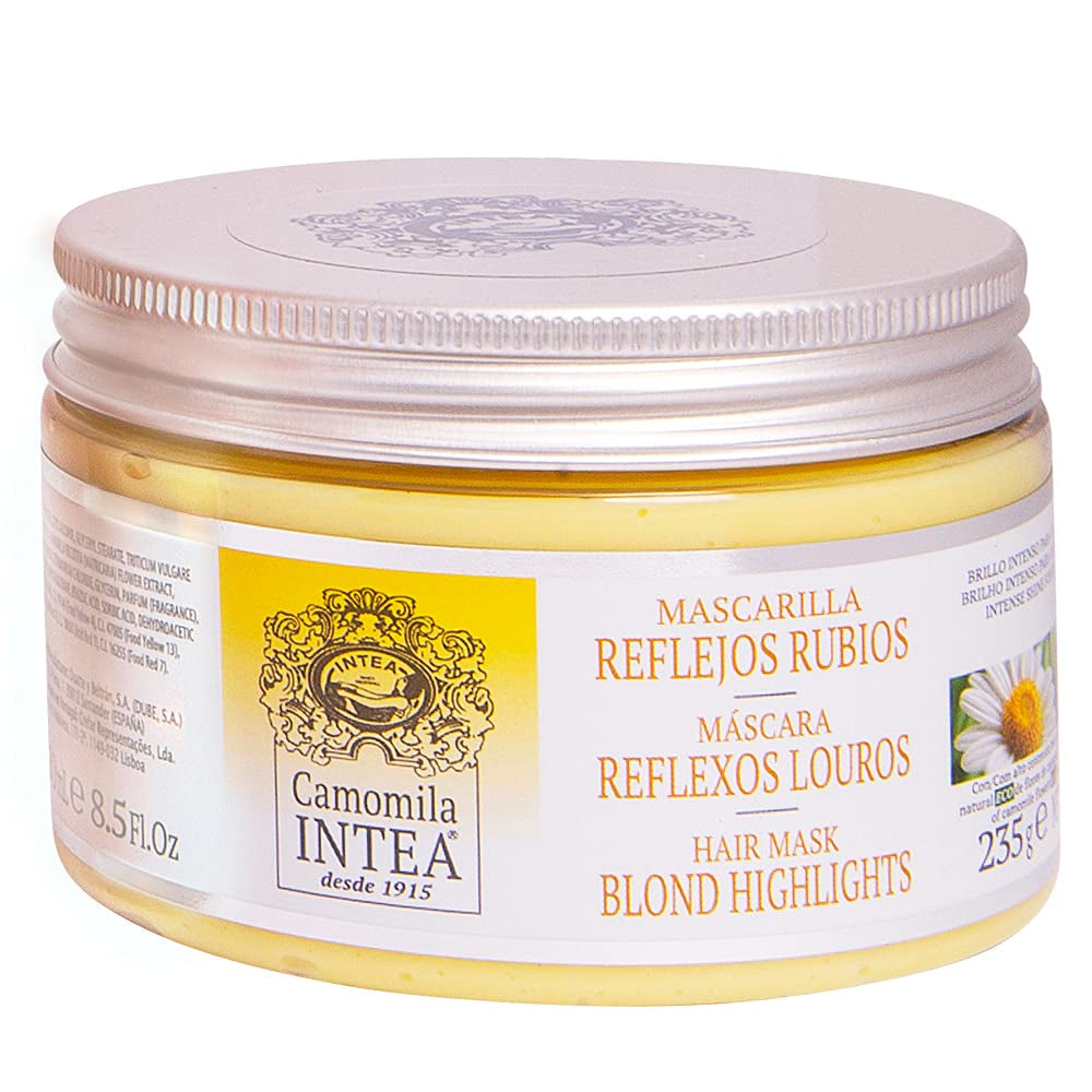 Chamomile Intea - Blond Reflections Hair Mask - Återfuktar och ger näring åt Blont hår - 250 ML Naty Shop Hair Mask Standardtitel