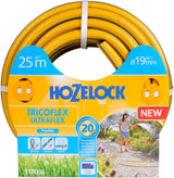 HOZELOCK - Tricoflex Ultraflex slang Ø 12,5 mm (1/2") 20 M: Flexibel trädgårdsslang, väderbeständig, vrid- och böjbeständig, tillverkad av 40 % återvunnen PVC [117002], gul