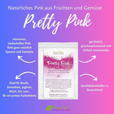 Pretty Pink Natürliche Lebensmittelfarbe Pulver Rosa (Roh Vegan) Pastellrosa Bis Intensiv Rosa-Rot - Essbare Farbe Für Lebensmittel Aus Früchten Und Gemüse - Naturlig matfärgning | Pureraw 5G Naty Shop