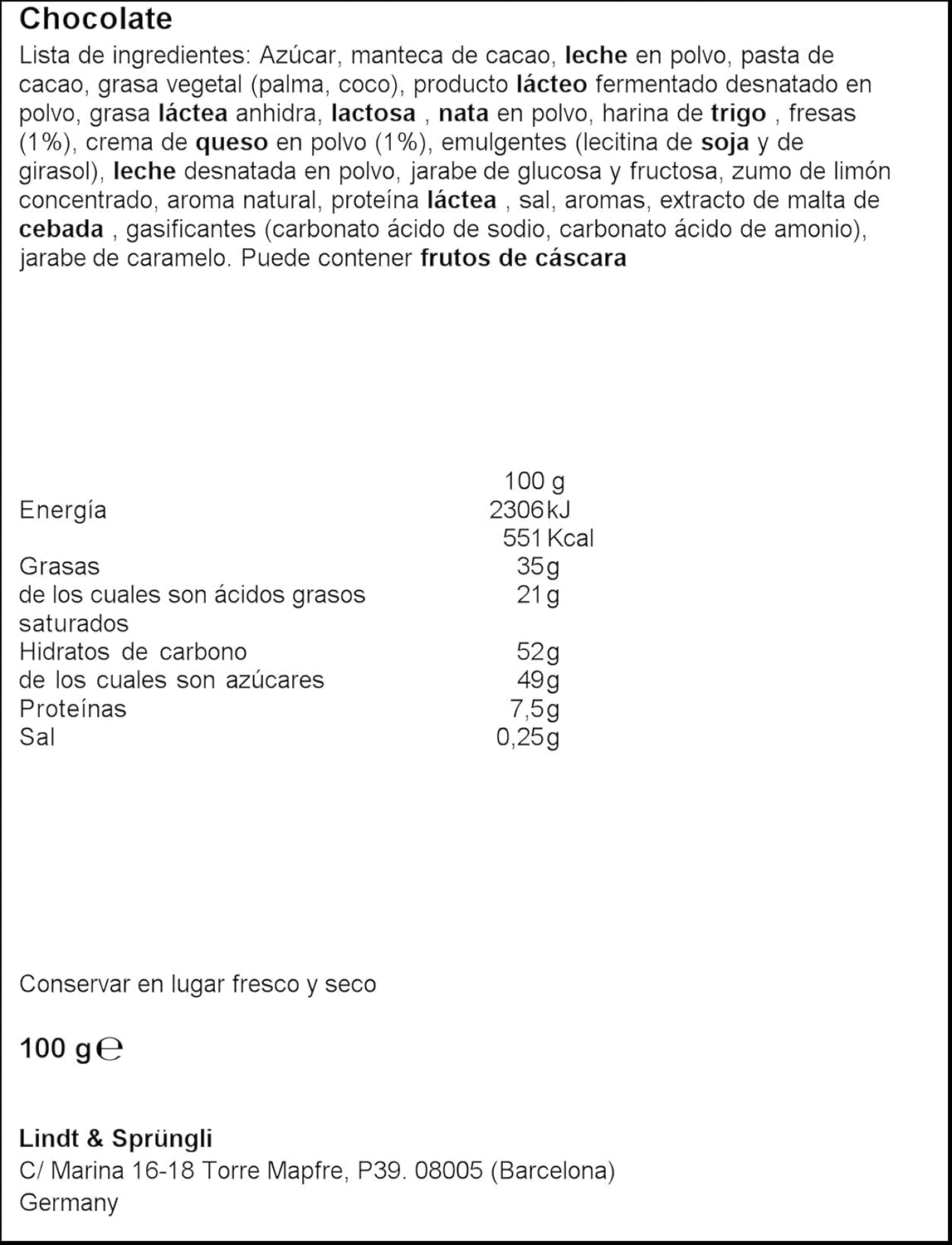 Lindt HEJ Strawberry Chocolate Cheesecake | Bar 100g | Mjölkchoklad med jordgubbskvarg gräddfyllning | Chokladkaka | Chokladpresent (paket med 5)
