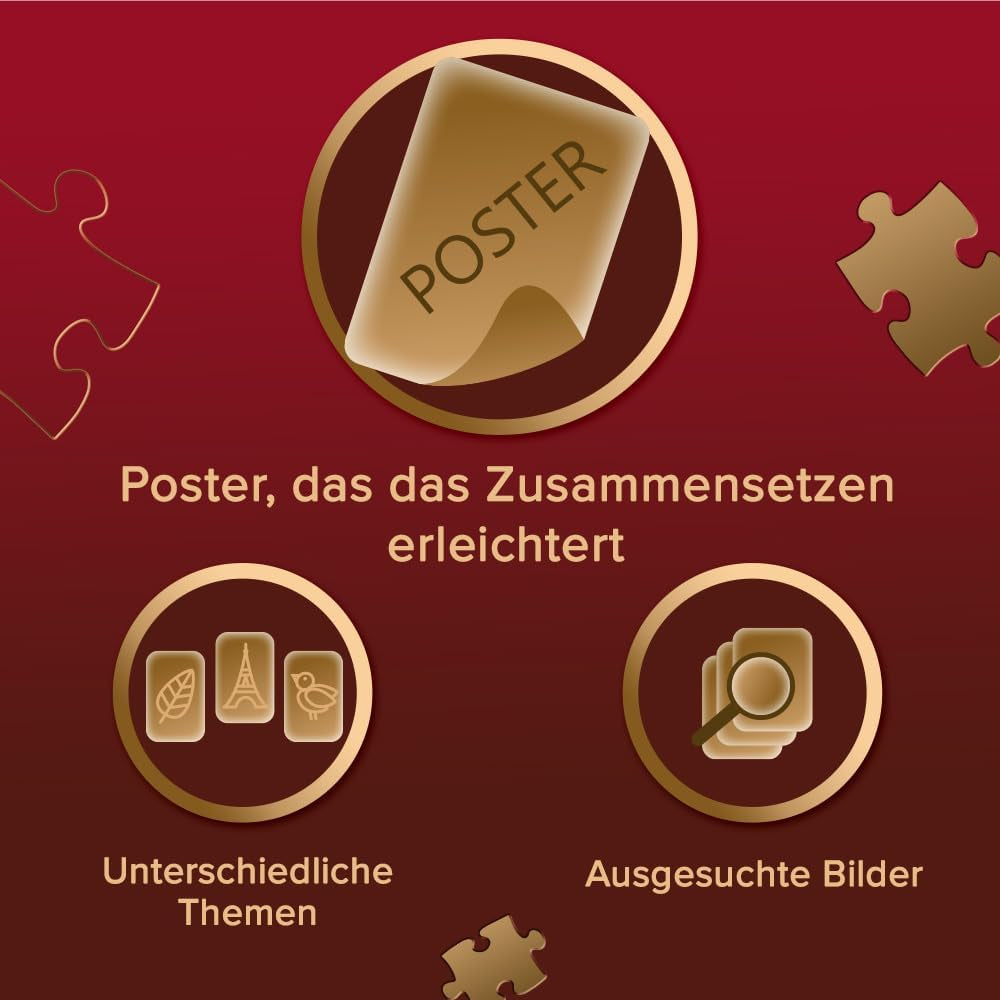 Trefl Premium plus Quality - Puzzle Tea Time: Houses Stoney Lane - 1000 bitar, Serie av nostalgiska målade bilder, Perfekt matchning av bitar, För vuxna och barn från 12 år Puzzle Naty Shop