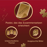 Trefl Premium plus Quality - Puzzle Tea Time: Houses Stoney Lane - 1000 bitar, Serie av nostalgiska målade bilder, Perfekt matchning av bitar, För vuxna och barn från 12 år Puzzle Naty Shop