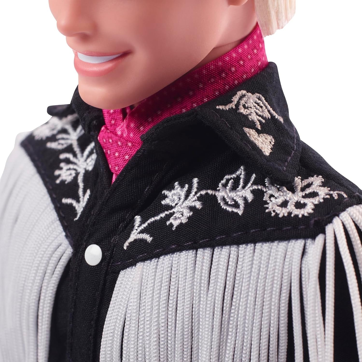 BARBIE the MOVIE Ken - Samlardocka i västerländsk outfit, vintageskjorta, cowboyhatt, vita stövlar från filmen för åldrarna 3 och uppåt, HRF30 Naty Shop Dolls