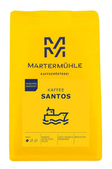 Martermühle Santos Kaffeebohnen 1 kg mild I Arabica I Arom: Mandel, Süssliche Milde I Ganze Kaffee-Bohnen schonend geröstet, säurearm