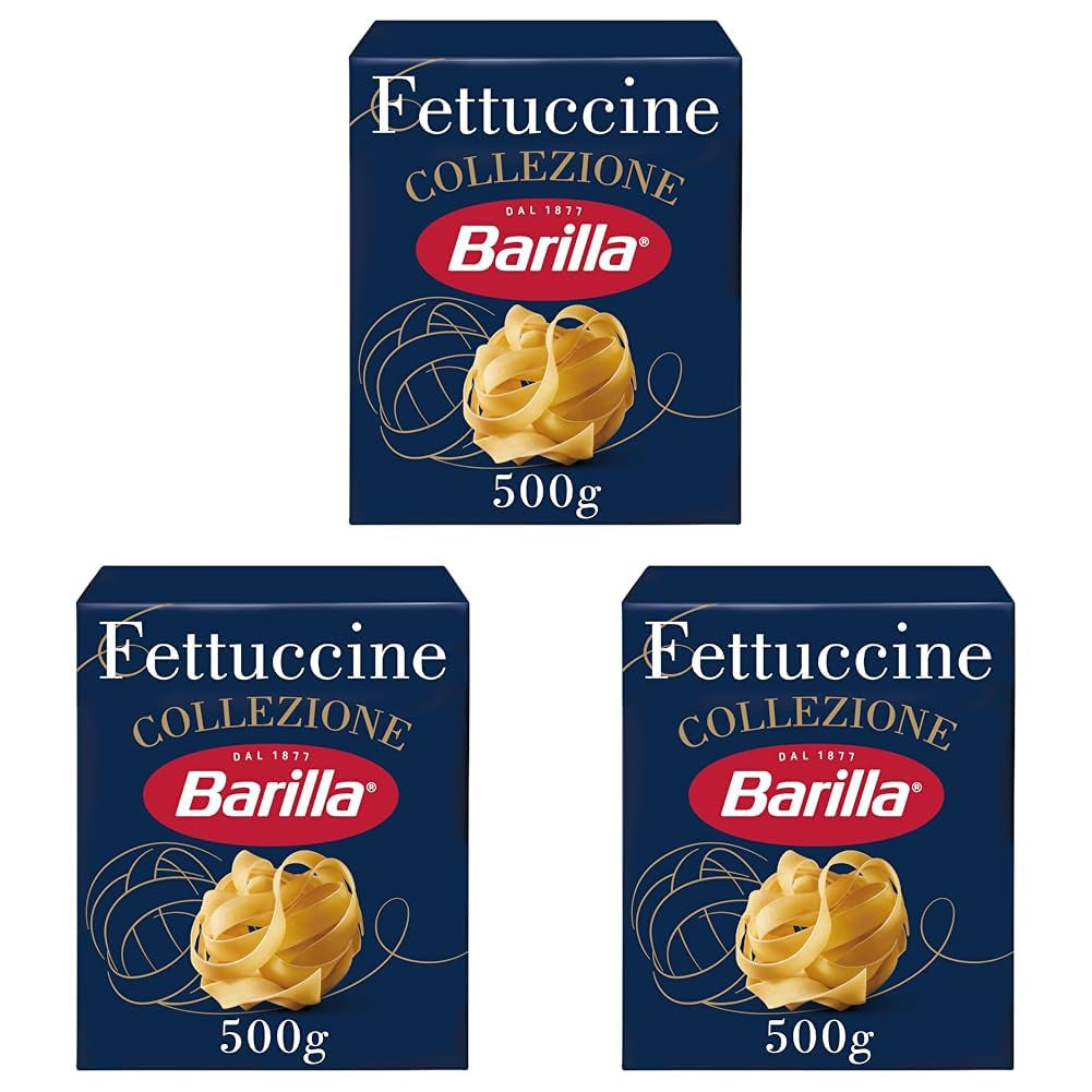 Pasta Barilla Collezione Fettuccine, (1 x 500 g) (förpackning med 3)