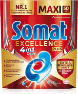 Somat Excellence plus 4In1 Caps (50 Caps), Naty Shop diskmaskinstabletter