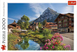 Trefl, Pussel, Alperna på sommaren, 2000 bitar, Premium kvalitet, För barn över 12 år Puzzle Naty Shop