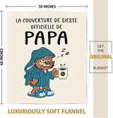 Juratar flanellfilt till pappa - present till födelsedag, fars dag och jul - 152 X 130 cm Sängar och filtar Besuche den Juratar-Store