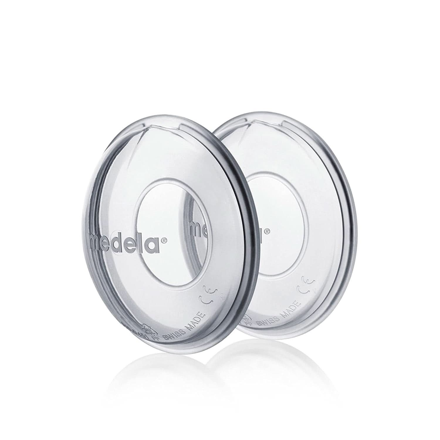 Medela Milk Collection Shells - BPA-, Tillverkad av mjuk, flexibel silikon, Inkluderar 2 st Tillbehör Mat och Amning Bebe Naty Shop