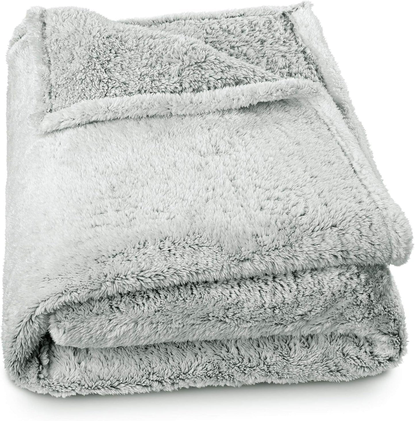 Aqua-Textil Fluffy Cuddly Filt 150 X 200 Cm Grå Vit Melange Plysch TV-filt Överkast Sherpa Fleece Oeko-Tex Ottawa Sängar och filtar Besuche den aqua-textil-Store Fleece Sherpa Vit Grå Bekväm filt 150 X 200 Cm