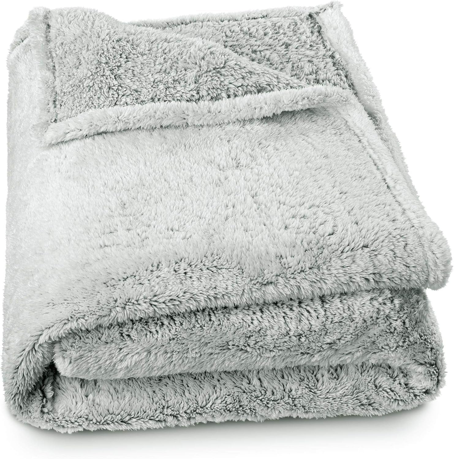 Aqua-Textil Fluffy Cuddly Filt 150 X 200 Cm Grå Vit Melange Plysch TV-filt Överkast Sherpa Fleece Oeko-Tex Ottawa Sängar och filtar Besuche den aqua-textil-Store Fleece Sherpa Vit Grå Bekväm filt 150 X 200 Cm