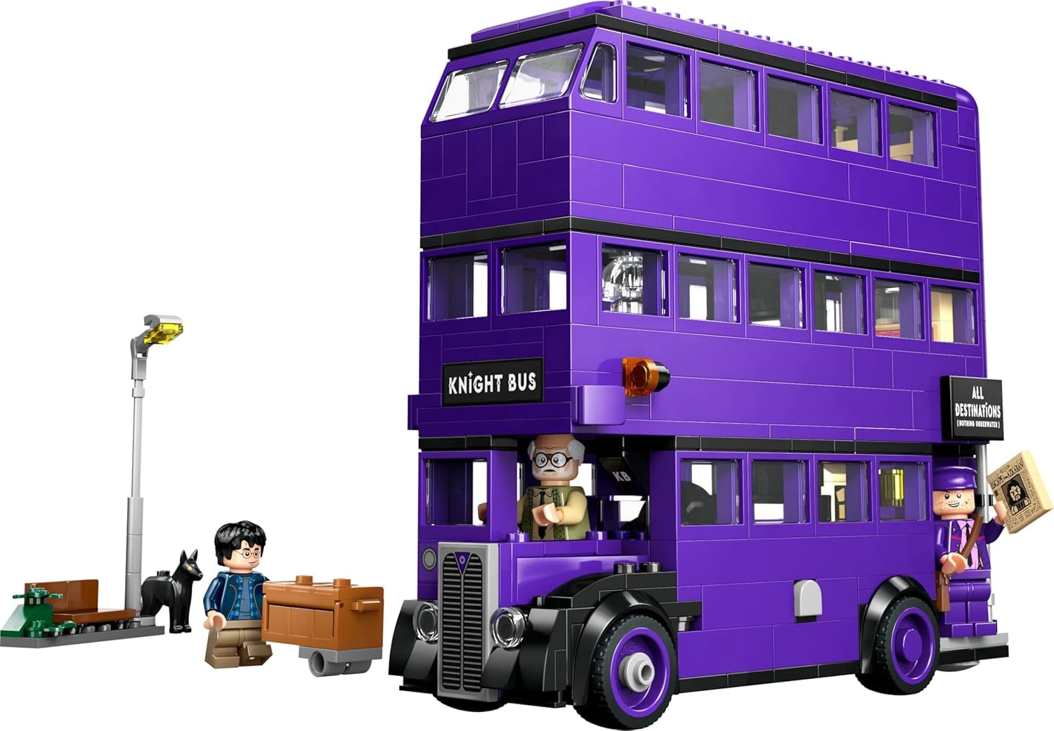 LEGO Harry Potter-äventyr med den resande riddaren Byggsats 5 minifigurer inklusive Ernie Prang, Stan Shunpike & Padfoot bussleksak för Wizarding World-fans Pojkar och flickor 8 år gamla 76446 Byggset Beuche den LEGO-Store