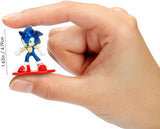 Jada Toys Sonic the Hedgehog Figur (1X Mystery Figur i Blind Pack) - 1 Surprise Collectible Figur från 13 Sonic Figurer, Nano Metal Figur (Ca 4 Cm) För barn och fans från 3 år, Wave 1 Actionfigurer Naty Shop Standardtitel