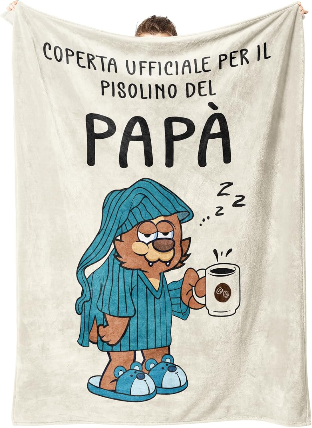Musaecoin pappa present, pappa födelsedagspresent, presentidéer till pappa, presenter till pappa, 50-60 tums flanellfilt, julklapp till pappa, fars dag present Sängar och filtar musaecoin Standardtitel