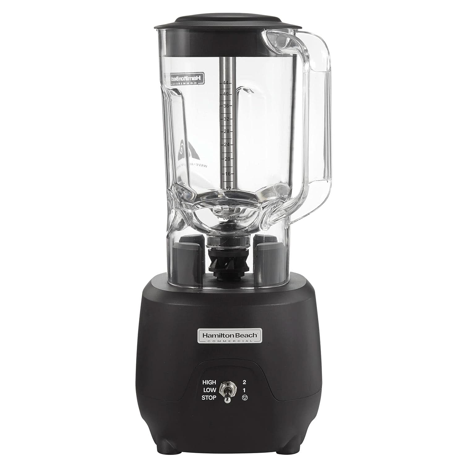 Hamilton Beach Commercial® 908®R Bar Mixer, HBB908R-CE, 1 HP, 1,3 L polykarbonatbehållare, 2 hastigheter, 220-240V, Black Kitchen Naty Shop