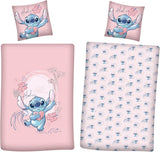 Stitch Aloha Vändbart Sängkläder Set Sängkläder för tjejer 100 % bomull Sängkläder - Barn Naty Shop