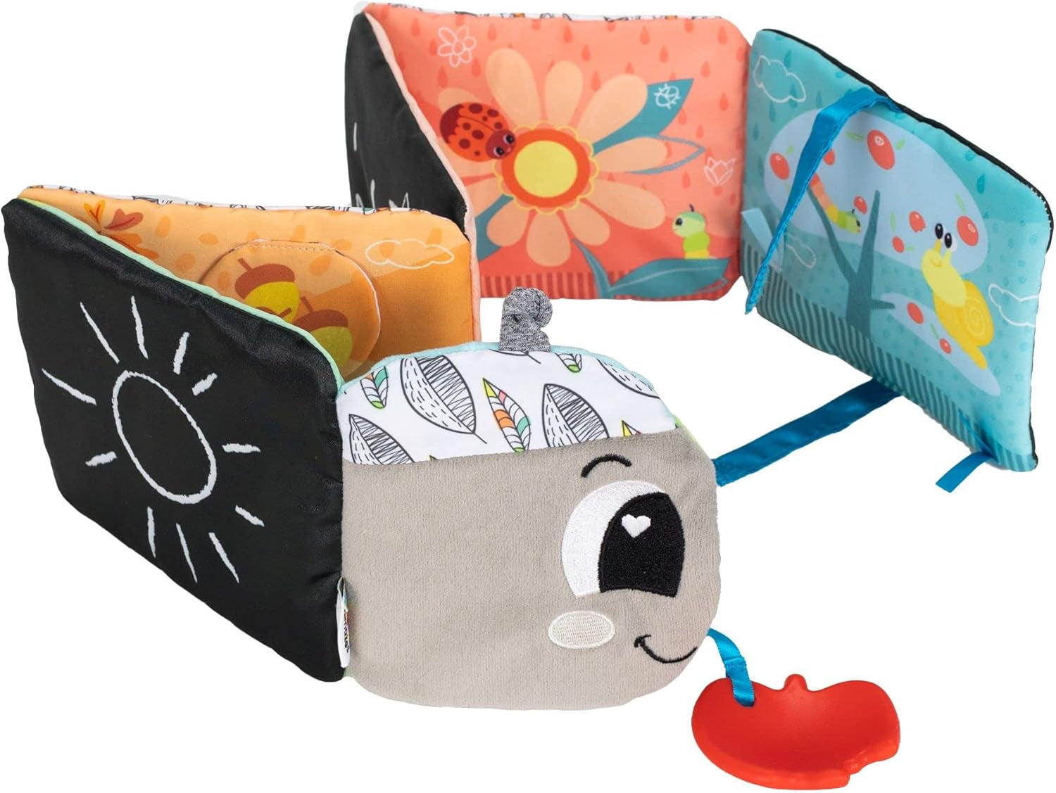 Lamaze Colorful Caterpillar Journey, nyfödd leksak, Baby sensorisk leksak med färger och ljud, utvecklingsleksak för 6 månader pojkar och flickor, L27463 Baby Toys Naty Shop My Caterpillar Book