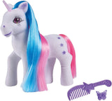 Simba 104342482 - Enhörning med färgat hår, 14 cm, flockat, med kam och hårklämmor, från 3 år Naty Shop Dolls Standardtitel