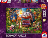 Schmidt Spiele 59779 Tales of the Forest at Night 1000-bitars pussel Naty Shop Standardtitel