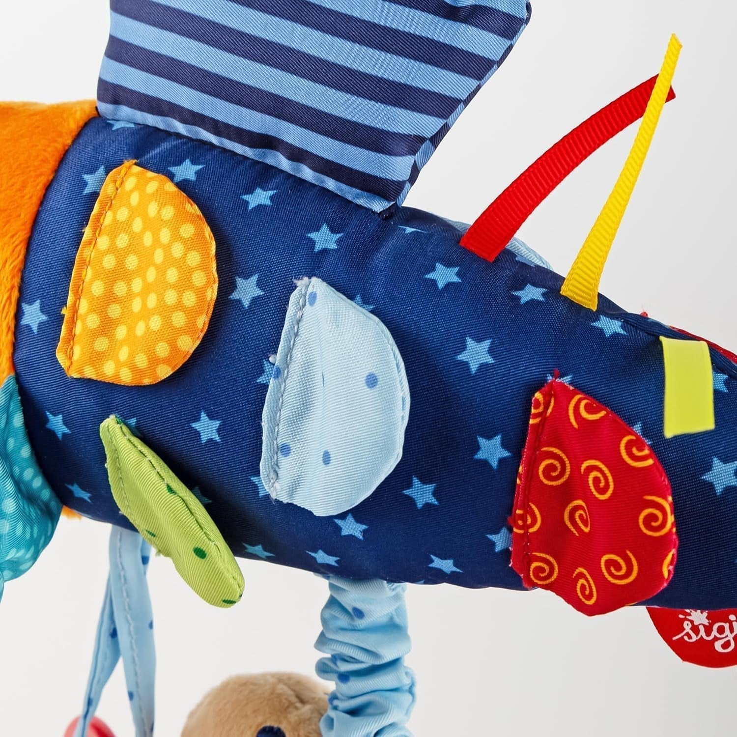 SIGIKID 40104 Aktiv fisk Babyaktivitet PlayQ Leksak för barn flickor och pojkar rekommenderas från 3 månader flerfärgad Babyleksaker Naty Shop
