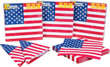 HEKU 191-st. USA Party Set I Papperstallrikar Ø23Cm, Röda koppar, 3-lagers servetter 33X33Cm, Dekorationsväljare, Vimpelkedja 10M I Perfekt för temafester och nationella helgdagar