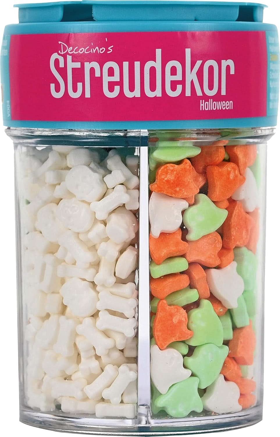 Decocino Halloween Strössel, flerfärgat, 120 gram Strössel Naty Shop
