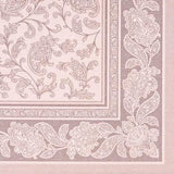 Papstar, 50 servetter "ROYAL Collection" 1/4-faldig 40 Cm X 40 Cm Mocca "Ornaments", #19894