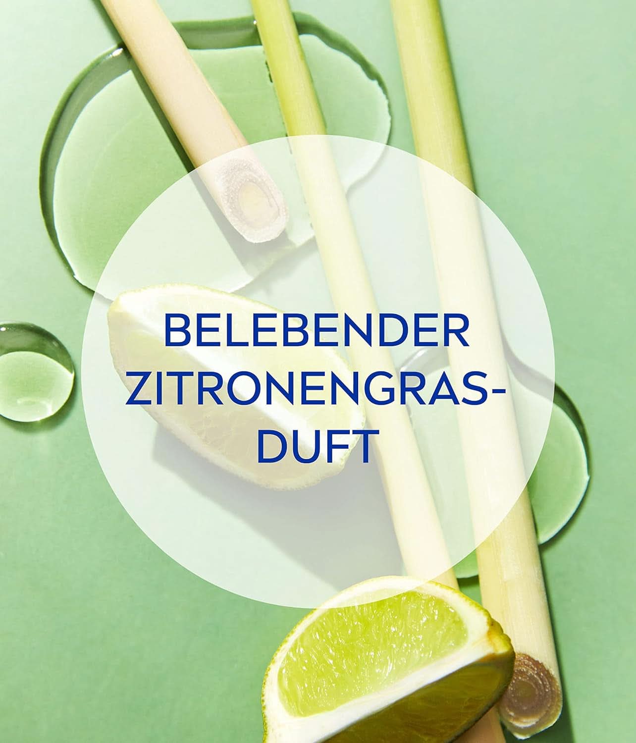 NIVEA Lemon Grass And Oil duschtvål, 250 ml dusch och bad Naty Shop