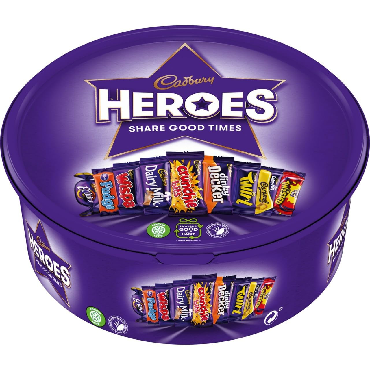 Chokladask Heroes 550g