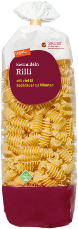 tegut... Nudlar med Rilli-ägg, 1 x 500 g