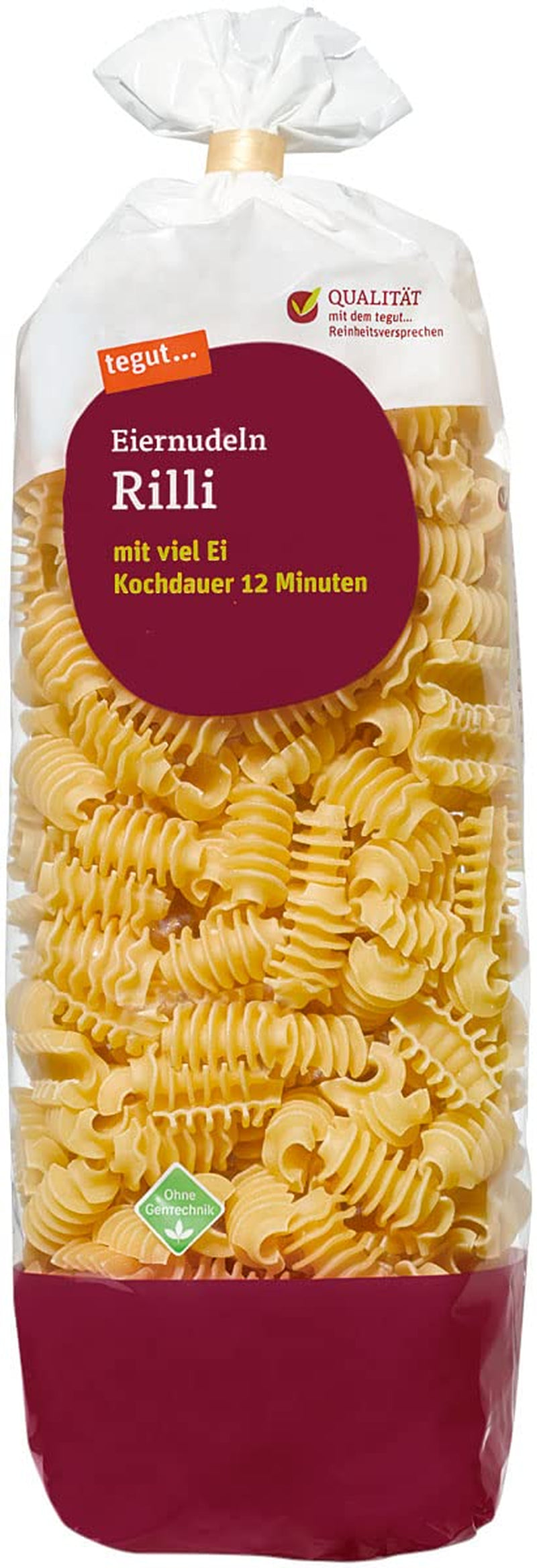 tegut... Nudlar med Rilli-ägg, 1 x 500 g