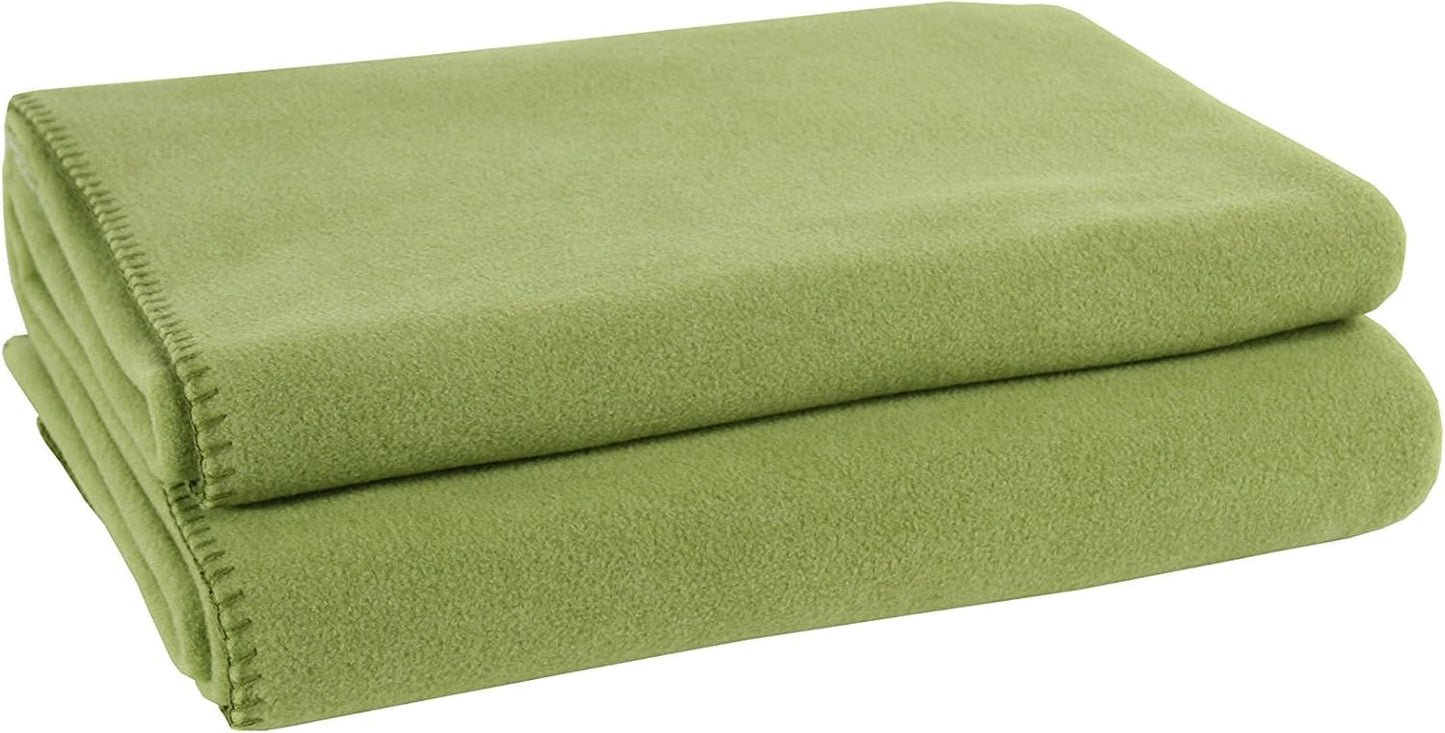 Zoepritz Decke in Der Farbe: Rot, Aus 65% Polyester, 35% Viskos Hergestellt, Grön: 160X200 Cm, 103291-235-160X200
