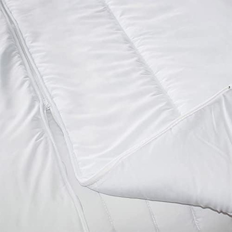 KSGB402460 Quiltad säng för 2 personer, lätttvättbar, vit, 220X240 cm Täcken och täcken Naty Shop