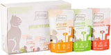 MjAMjAM - Premium Wet Cat Food - Mixed Pack I - Kyckling, nötkött, Hearts 12-pack (12 x 125 g), spannmålsfri med extra kött