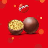 Malteser, chokladbollar med krispigt och lätt centrum, luftigt, chokladsnack, 1 förpackning (1 x 300g)