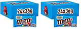 M&M's Peanut Chocolate Bulk Pack 24 x 45 g Choklad Peanut Smaksatt Linser Chokladpresent (1080g) Idealisk som godis med fotbollstema