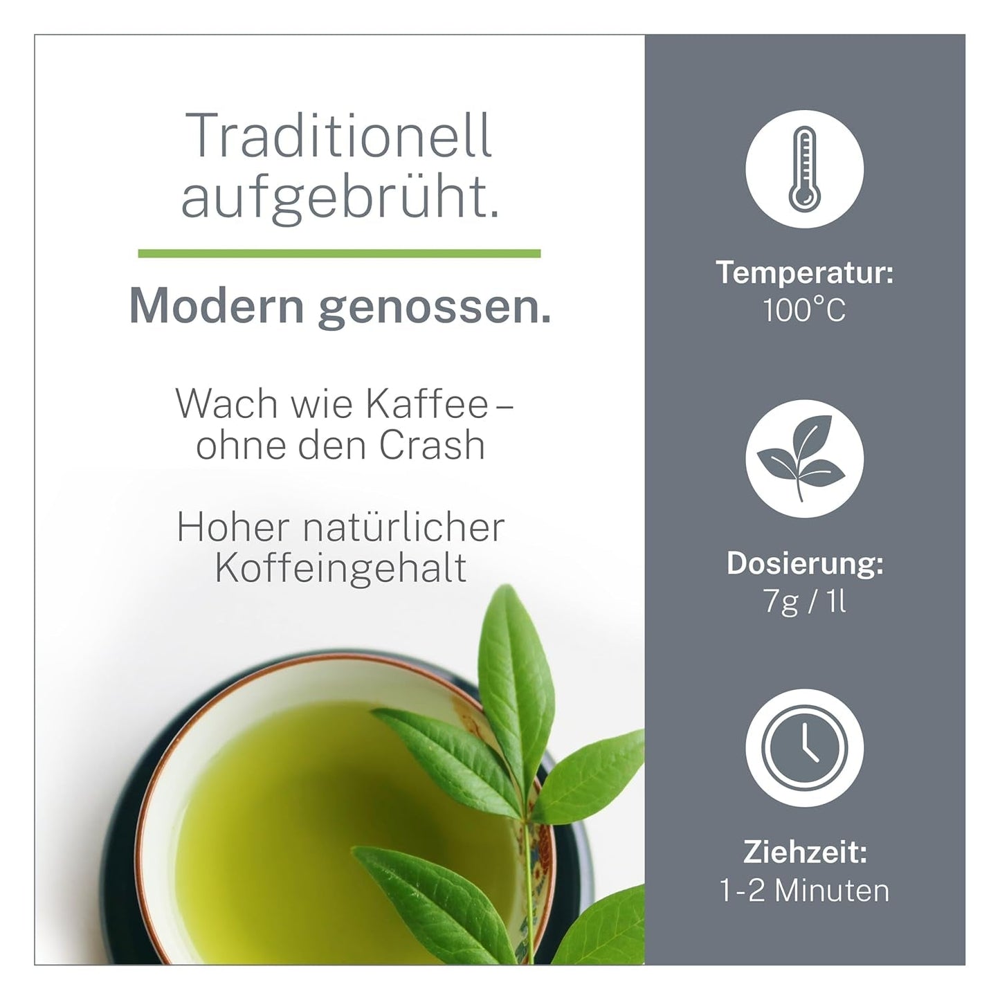 Pinhead Gunpowder Organic Green Tea Bulk 1 kg – Högkvalitativt ekologiskt grönt te från Kina – Lätt rökig smak – För gourmeter och tekännare – Mycupoftea