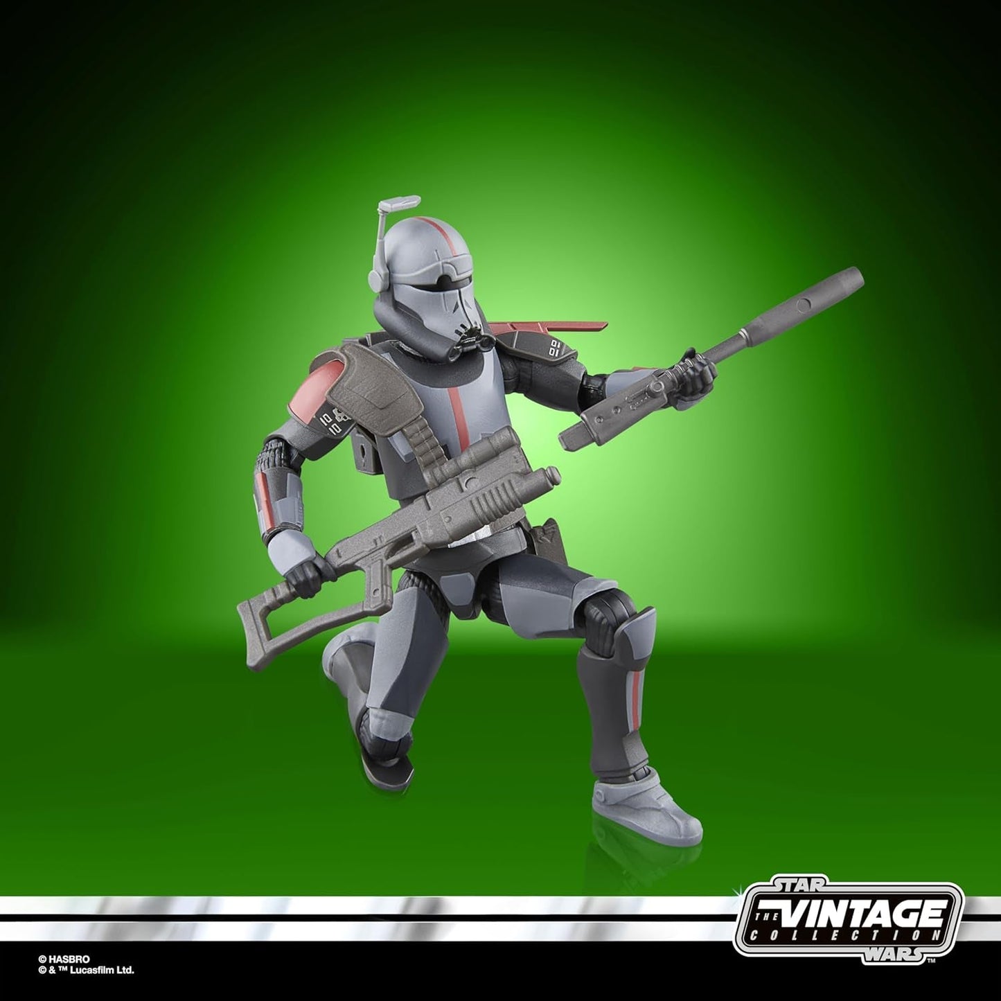 Star Wars Vintage Crosshair Collection, Star Wars: Bad Batch Actionfigur att samla in (9,5 Cm) Actionfigurer Naty Shop