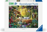 Ravensburger Pussel 12000696 - Idyll vid vattnet - 1500 bitars pussel för vuxna och barn över 14 år, tigermotiv pussel Puzzle Naty Shop