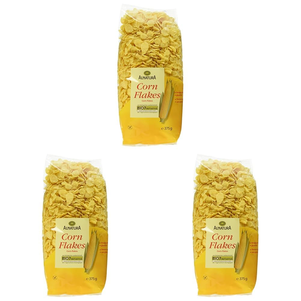 Ekologiska cornflakes, glutenfria, 375 g