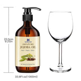 Ekologisk jojobaolja 1 liter, 100% ren Kosmetik och skönhet Naty Shop