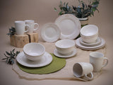 CreaTable, 23601, Romantic Vintage Series, 16-delat servisset för 4, kombinerad porslinsservice, diskmaskin och mikrovågssäker, kvalitetstillverkning