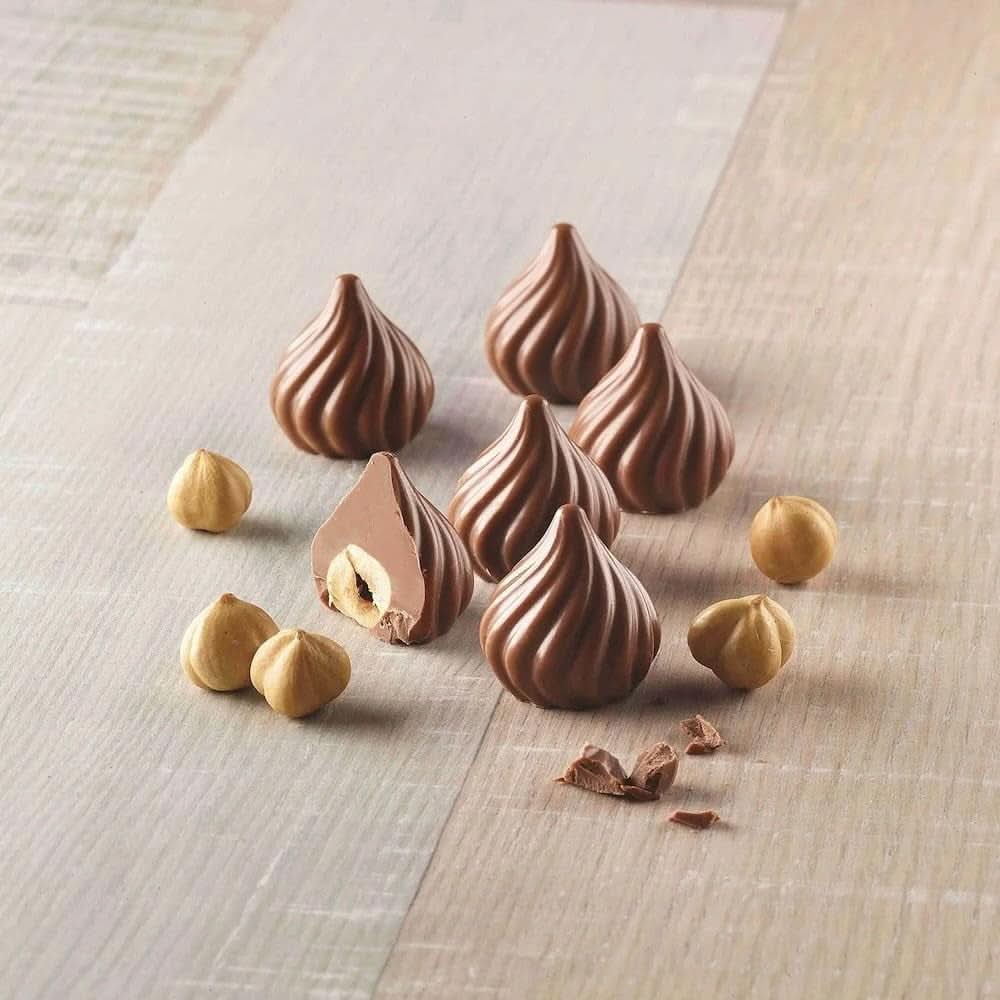 Silikomart 199384, 3D Chokladform Kök Flame Naty Shop