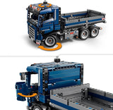 LEGO Technic Dump Truck leksak med ratt och rörlig dumper - blå byggfordon - presentidé för födelsedagar eller semester - byggset för pojkar och flickor från 9 år 42203 Byggset Besuche den LEGO-Store