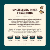 Lily's Kitchen Aus Naturichen Ingrediens hermestellung Zerkleinerte filéer i Gelee med Hühnchen och Lachs Ausgewachsen Nassfutter für Katzen 70 g Dos