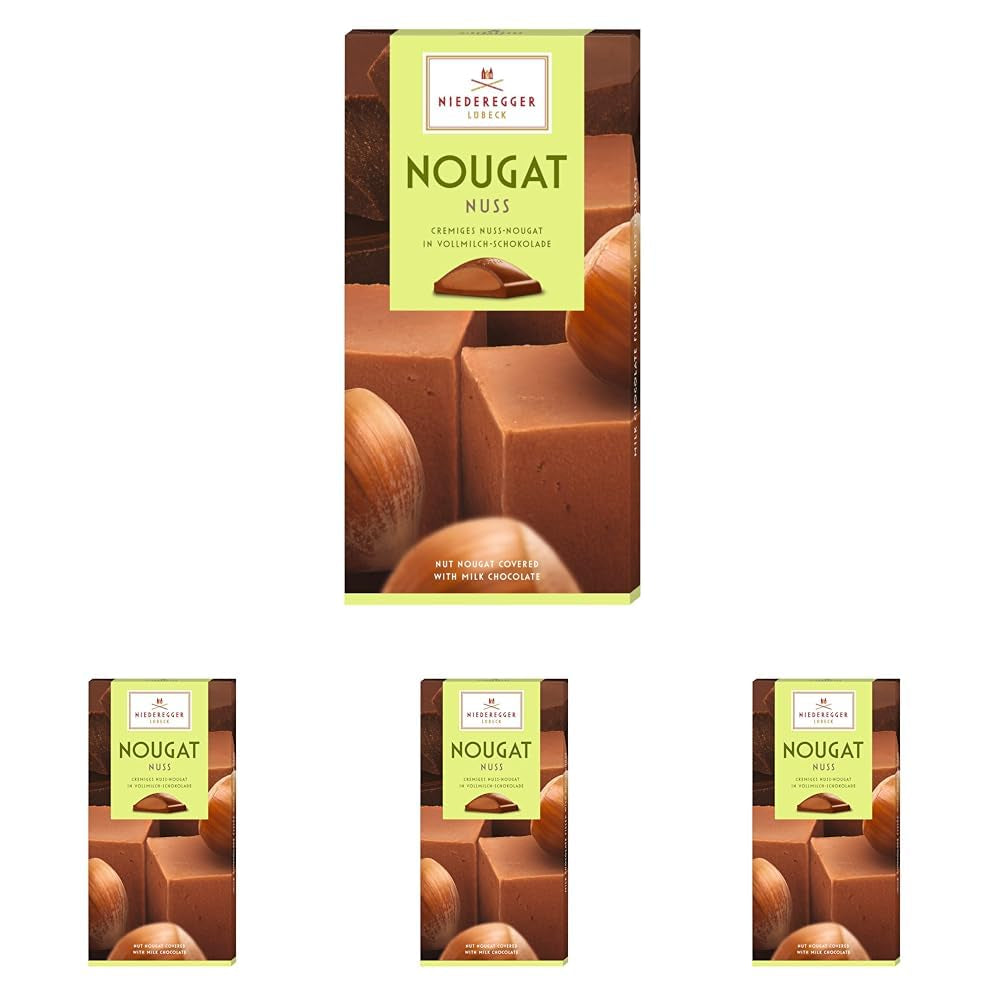 Niederegger nougatbar med valnötter, 100 g