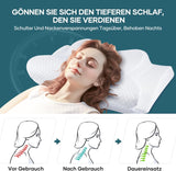 Nackkudde Huvudkudde Ortopedisk kudde Memory Foam Kudde Ergonomisk huvudkudde Nackstödskudde Anti-sidoslagskudde för sido-, rygg- och magsyllar Vita cervikala ortopediska kuddar Naty Shop