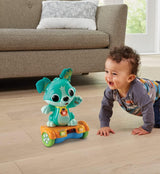 Vtech Baby Catch Me Puppy - Motoriserad hoverboardvalp uppmuntrar rörelse - Med rörliga öron, sånger, ljud och inlärningsinnehåll - För barn i åldern 12-36 månader Bebe Toys Naty Shop